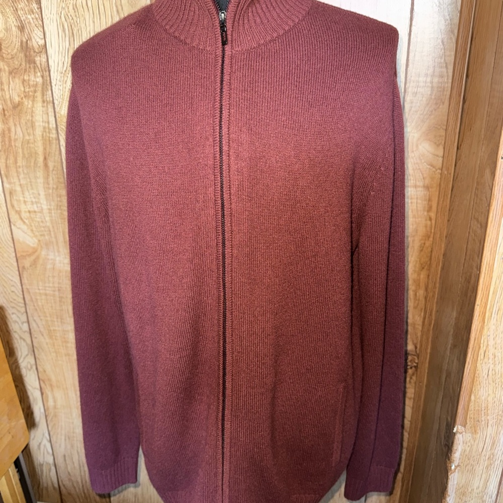 Neiman Marcus Men's Full-Zip Sweater Cardigan - CASHMERE
